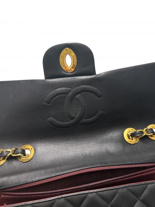 CHANEL（シャネル）CHANEL (シャネル) マトラッセ ブラック×ゴールド サイズ:34の古着・服飾アイテム