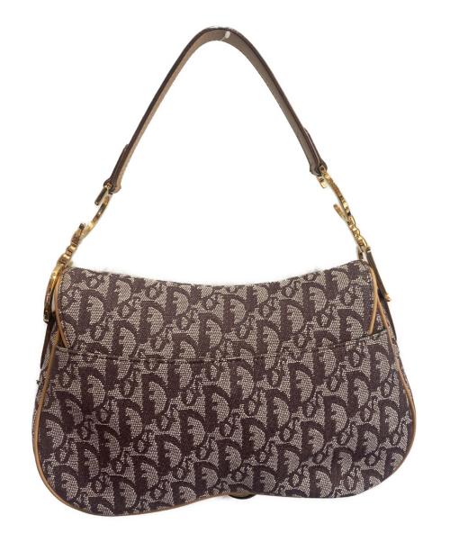 Christian Dior（クリスチャン ディオール）Christian Dior (クリスチャン ディオール) トロッター サドルバッグ グレー サイズ:-の古着・服飾アイテム