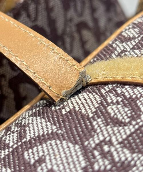 Christian Dior（クリスチャン ディオール）Christian Dior (クリスチャン ディオール) トロッター サドルバッグ グレー サイズ:-の古着・服飾アイテム