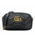 GUCCI（グッチ）の古着「GGマーモントショルダーバッグ」｜ブラック