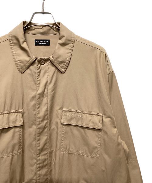 BALENCIAGA（バレンシアガ）BALENCIAGA (バレンシアガ) ミリタリージャケット ベージュ サイズ:44の古着・服飾アイテム