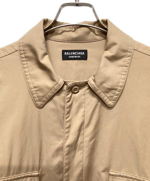 BALENCIAGA（バレンシアガ）BALENCIAGA (バレンシアガ) ミリタリージャケット ベージュ サイズ:44の古着・服飾アイテム