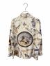 HERMES (エルメス) フランス騎兵柄シルクシャツ/CAVALERIE FRANCAISE アイボリー サイズ:38：80000円