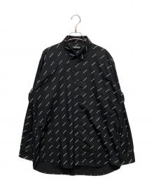 BALENCIAGA（バレンシアガ）の古着「オールオーバーシャツ」｜ブラック