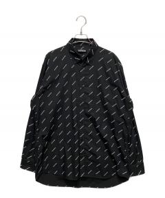 中古・古着通販】BALENCIAGA (バレンシアガ) オールオーバーロゴボタン
