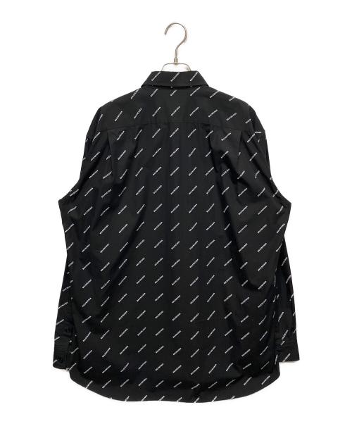 BALENCIAGA（バレンシアガ）BALENCIAGA (バレンシアガ) オールオーバーシャツ ブラック サイズ:38の古着・服飾アイテム