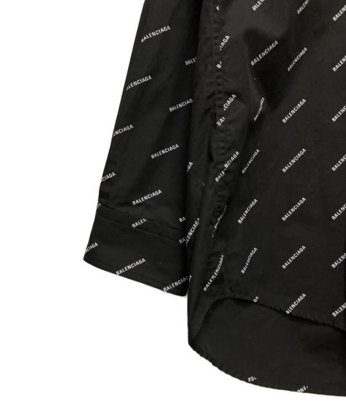 BALENCIAGA（バレンシアガ）BALENCIAGA (バレンシアガ) オールオーバーシャツ ブラック サイズ:38の古着・服飾アイテム