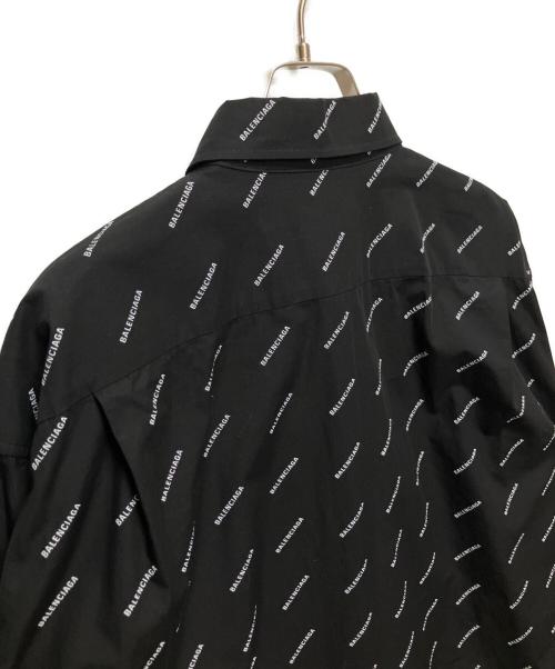 BALENCIAGA（バレンシアガ）BALENCIAGA (バレンシアガ) オールオーバーシャツ ブラック サイズ:38の古着・服飾アイテム