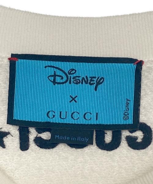GUCCI（グッチ）GUCCI (グッチ) DISNEY (ディズニー) ドナルド刺繍スウェット ホワイト サイズ:Mの古着・服飾アイテム