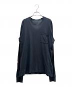 CHROME HEARTSクロムハーツ）の古着「Vine Dagger Long Sleeve T-Shirt/ヴァインダガー長袖Tシャツ」｜ブラック×イエロー