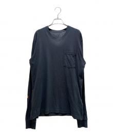 CHROME HEARTS（クロムハーツ）の古着「Vine Dagger Long Sleeve T-Shirt/ヴァインダガー長袖Tシャツ」｜ブラック×イエロー