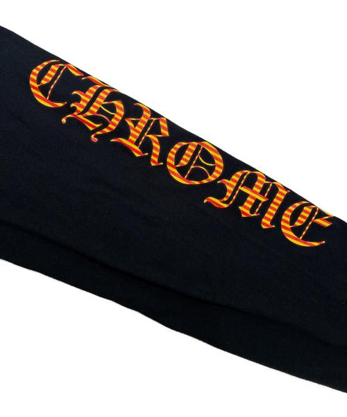 CHROME HEARTS（クロムハーツ）CHROME HEARTS (クロムハーツ) Vine Dagger Long Sleeve T-Shirt/ヴァインダガー長袖Tシャツ ブラック×イエロー サイズ:Lの古着・服飾アイテム