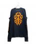 CHROME HEARTS (クロムハーツ) Vine Dagger Long Sleeve T-Shirt/ヴァインダガー長袖Tシャツ ブラック×イエロー サイズ:L：130000円