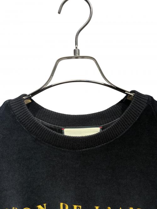GUCCI（グッチ）GUCCI (グッチ) ベロアカットソー/596384 XJBTC ブラック サイズ:XSの古着・服飾アイテム