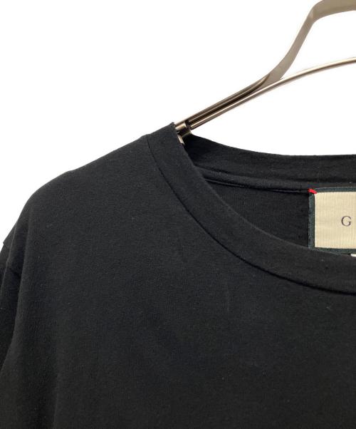 GUCCI（グッチ）GUCCI (グッチ) ロゴＴシャツ ブラック サイズ:XSの古着・服飾アイテム