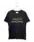 GUCCI（グッチ）の古着「ロゴＴシャツ」｜ブラック