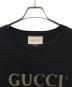 中古・古着 GUCCI (グッチ) ロゴＴシャツ ブラック サイズ:XS：22000円