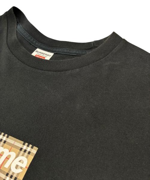 SUPREME（シュプリーム）SUPREME (シュプリーム) BURBERRY (バーバリー) BOX LOGO TEE ブラック サイズ:Lの古着・服飾アイテム