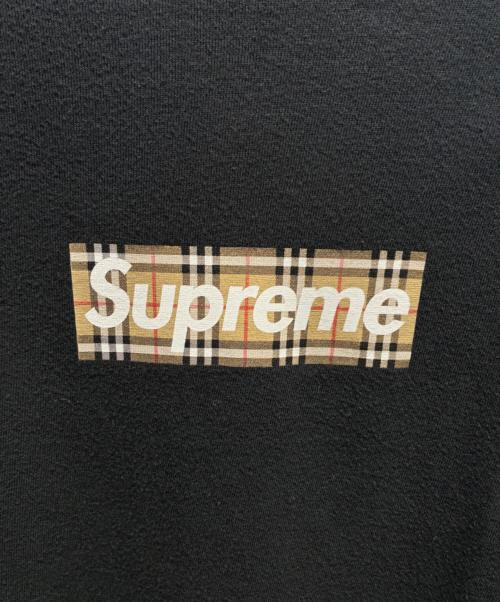 SUPREME（シュプリーム）SUPREME (シュプリーム) BURBERRY (バーバリー) BOX LOGO TEE ブラック サイズ:Lの古着・服飾アイテム