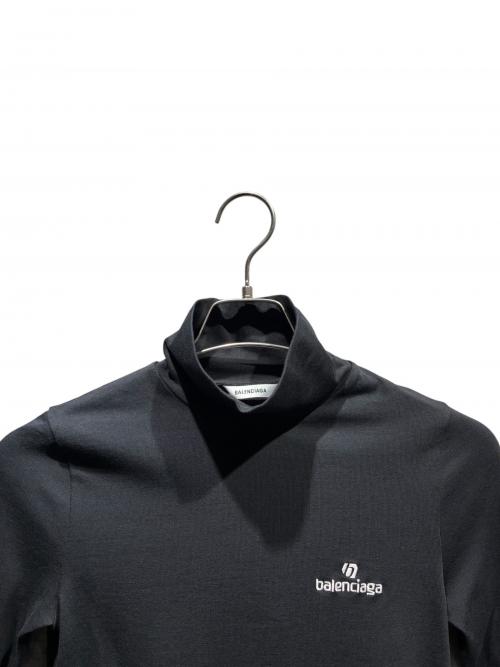 BALENCIAGA（バレンシアガ）BALENCIAGA (バレンシアガ) ハイネックカットソー ブラック サイズ:Mの古着・服飾アイテム