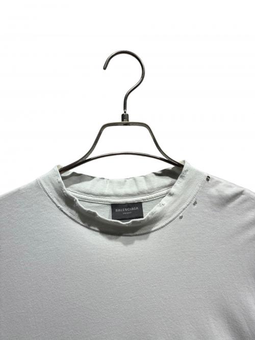 BALENCIAGA（バレンシアガ）BALENCIAGA (バレンシアガ) 半袖Tシャツ/739784 TOVF4 ホワイト サイズ:XXSの古着・服飾アイテム