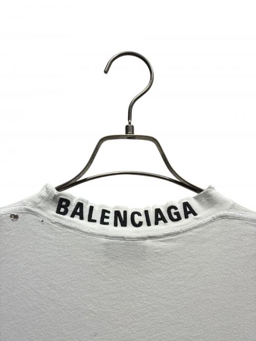 BALENCIAGA（バレンシアガ）BALENCIAGA (バレンシアガ) 半袖Tシャツ/739784 TOVF4 ホワイト サイズ:XXSの古着・服飾アイテム
