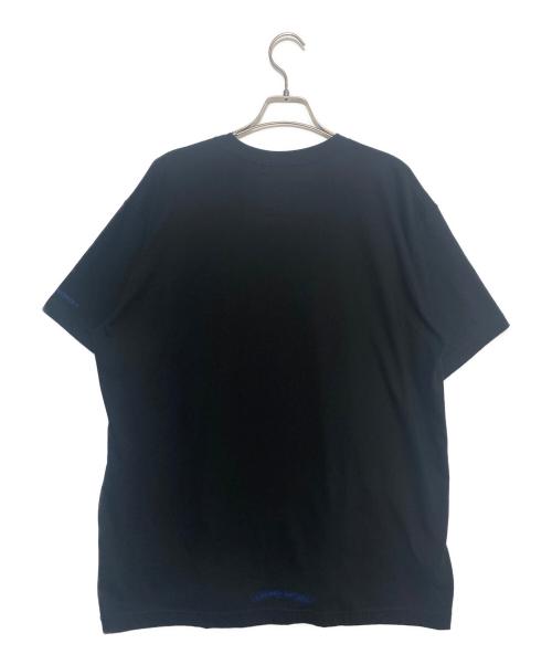 CHROME HEARTS（クロムハーツ）CHROME HEARTS (クロムハーツ) ネックロゴTシャツ ブラック サイズ:XLの古着・服飾アイテム