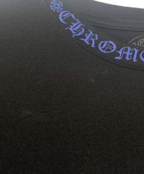 CHROME HEARTS（クロムハーツ）CHROME HEARTS (クロムハーツ) ネックロゴTシャツ ブラック サイズ:XLの古着・服飾アイテム