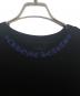 中古・古着 CHROME HEARTS (クロムハーツ) ネックロゴTシャツ ブラック サイズ:XL：80000円