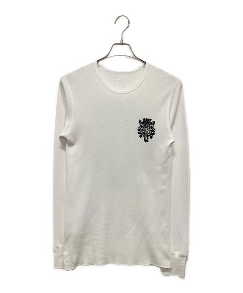 CHROME HEARTS（クロムハーツ）CHROME HEARTS (クロムハーツ) ヴァインダガーサーマルカットソー ホワイト サイズ:Lの古着・服飾アイテム