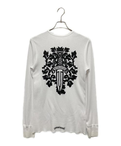 CHROME HEARTS（クロムハーツ）CHROME HEARTS (クロムハーツ) ヴァインダガーサーマルカットソー ホワイト サイズ:Lの古着・服飾アイテム