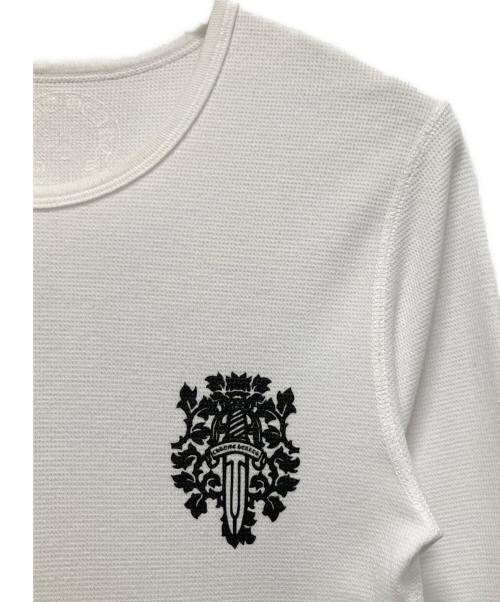 CHROME HEARTS（クロムハーツ）CHROME HEARTS (クロムハーツ) ヴァインダガーサーマルカットソー ホワイト サイズ:Lの古着・服飾アイテム