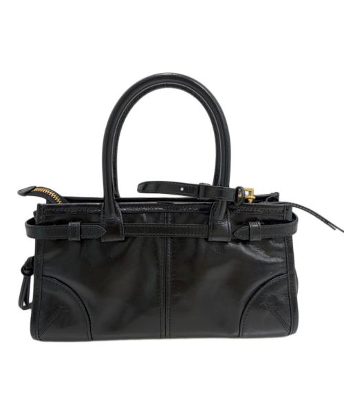 PRADA（プラダ）PRADA (プラダ) Pony Hair Leather Mini Handbag/ポニーレザーミニハンドバッグ/1BA486_2CYR_F0002_V_OOS ブラック サイズ:ミニの古着・服飾アイテム
