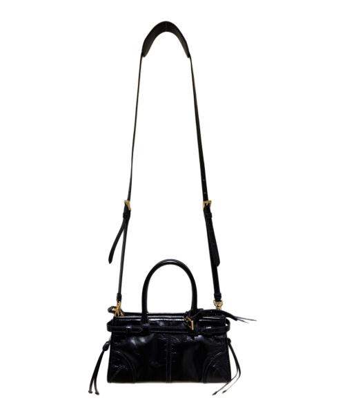 PRADA（プラダ）PRADA (プラダ) Pony Hair Leather Mini Handbag/ポニーレザーミニハンドバッグ/1BA486_2CYR_F0002_V_OOS ブラック サイズ:ミニの古着・服飾アイテム