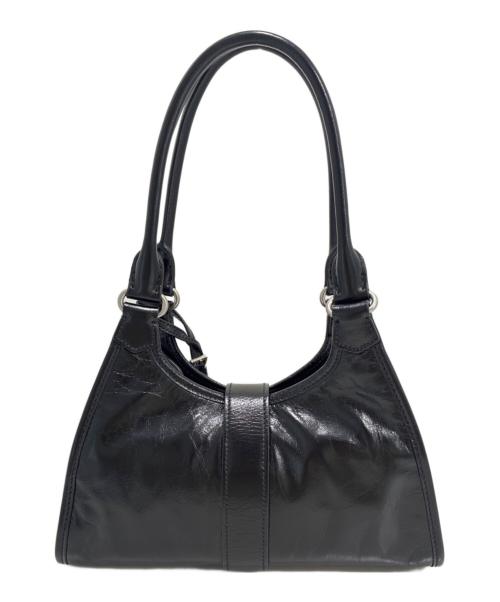 PRADA（プラダ）PRADA (プラダ) スモールレザートート ブラックの古着・服飾アイテム
