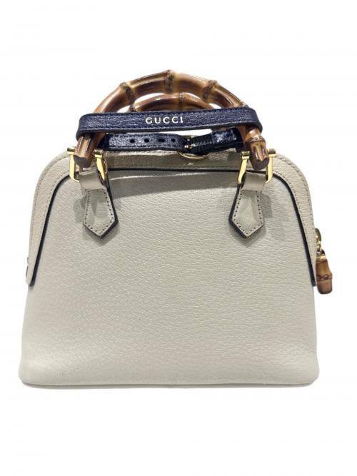 GUCCI（グッチ）GUCCI (グッチ) オフディア2WAYバッグ アイボリーの古着・服飾アイテム
