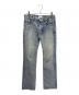 BALENCIAGA（バレンシアガ）の古着「Distressed Straight Leg Jeans/ダメージ ストレートレッグ ジーンズ/681734 TJW60」｜インディゴ