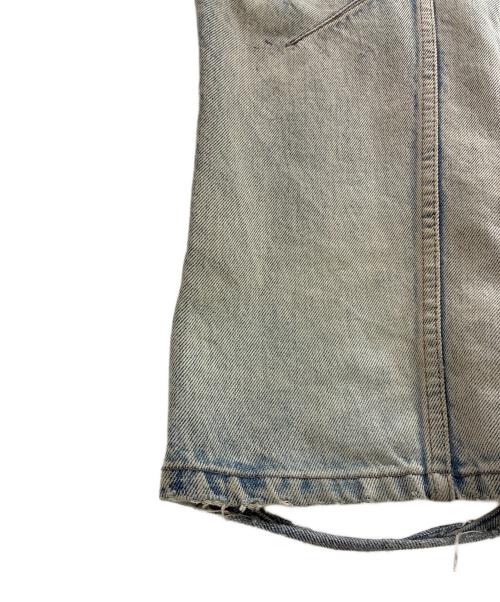 BALENCIAGA（バレンシアガ）BALENCIAGA (バレンシアガ) 裾ダメージデニムパンツ インディゴ サイズ:30の古着・服飾アイテム