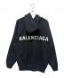 BALENCIAGA (バレンシアガ) バックロゴプルオーバーパーカー ブラック サイズ:M：55000円