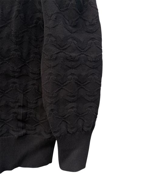 CHANEL（シャネル）CHANEL (シャネル) ココマークボタン Vネックカーディガン ブラック サイズ:42の古着・服飾アイテム