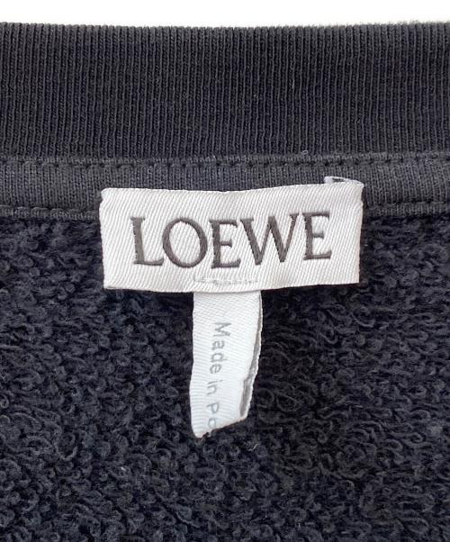 LOEWE（ロエベ）LOEWE (ロエベ) 刺繍スウェット ブラック サイズ:Sの古着・服飾アイテム