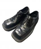 BALENCIAGAバレンシアガ）の古着「Inspector Leather Derby Shoes」｜ブラック