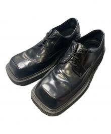 BALENCIAGA（バレンシアガ）の古着「Inspector Leather Derby Shoes」｜ブラック