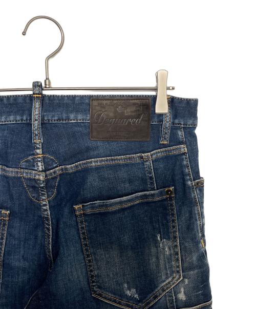 DSQUARED2（ディースクエアード）DSQUARED2 (ディースクエアード) TIDY BIKER インディゴ サイズ:46の古着・服飾アイテム