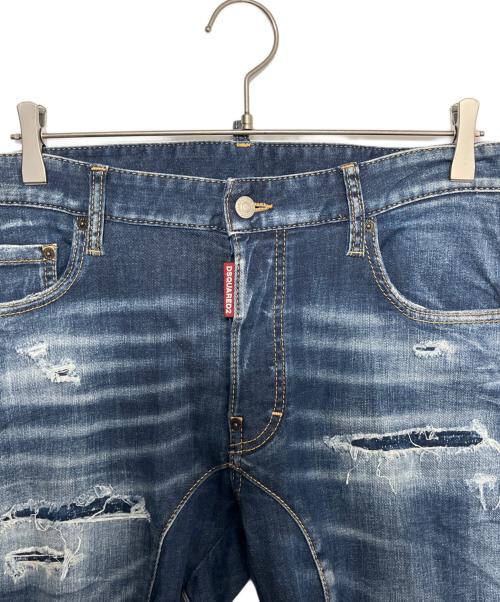 DSQUARED2（ディースクエアード）DSQUARED2 (ディースクエアード) TIDY BIKER インディゴ サイズ:46の古着・服飾アイテム