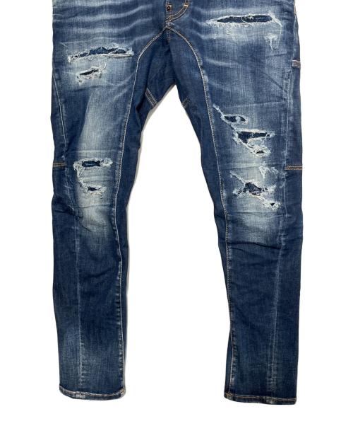 DSQUARED2（ディースクエアード）DSQUARED2 (ディースクエアード) TIDY BIKER インディゴ サイズ:46の古着・服飾アイテム