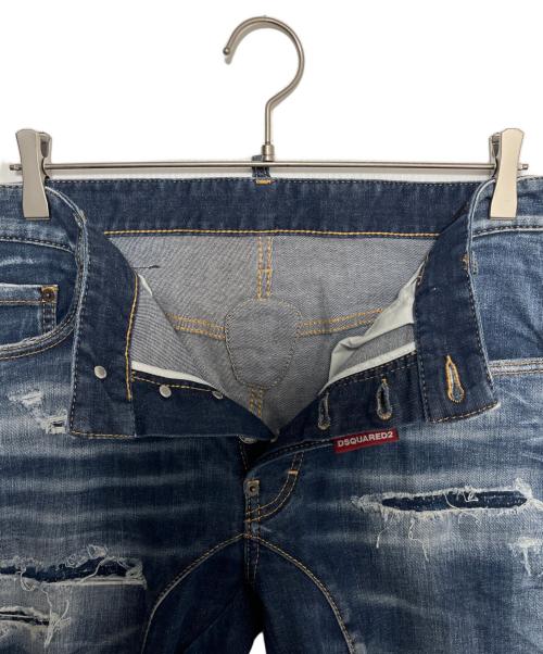 DSQUARED2（ディースクエアード）DSQUARED2 (ディースクエアード) TIDY BIKER インディゴ サイズ:46の古着・服飾アイテム