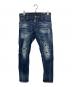 DSQUARED2（ディースクエアード）の古着「TIDY BIKER」｜インディゴ