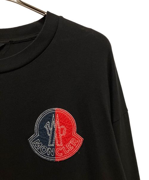 MONCLER（モンクレール）MONCLER (モンクレール) ロングスリーブカットソー 2022年製H20928D00007 ブラック サイズ:Mの古着・服飾アイテム