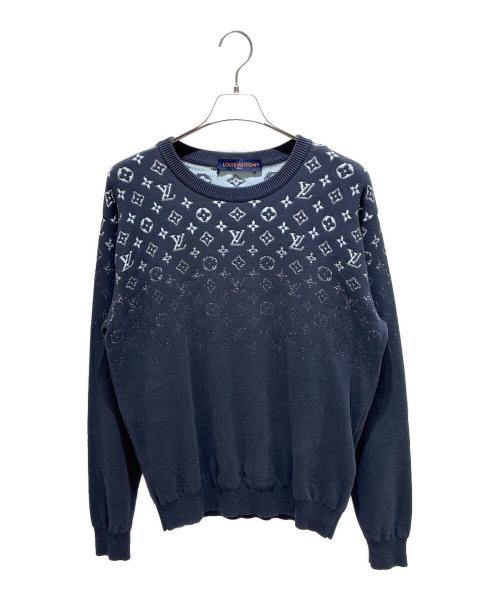 LOUIS VUITTON（ルイ ヴィトン）LOUIS VUITTON (ルイ ヴィトン) グラディエントモノグラム ニット/RM241Q USO HQN42W グレー サイズ:Sの古着・服飾アイテム